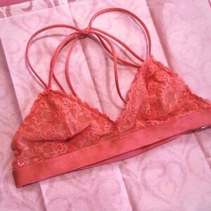 PINK Victoria's Secret Lace Bralette in Pink
